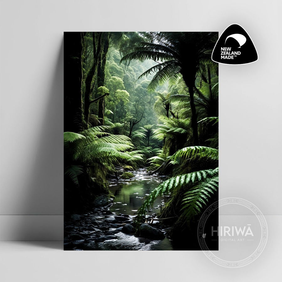 Fern Forest artwork — A6 greeting card