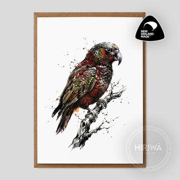Kākā (Greeting Card)