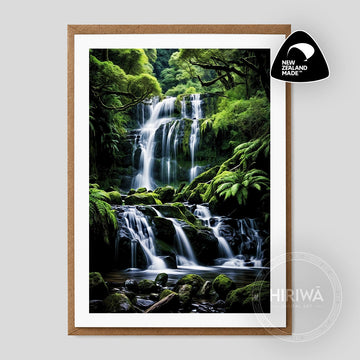 Tiered Falls (Greeting Card)