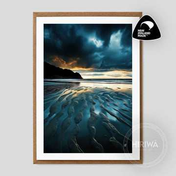 Tidal Patterns (Greeting Card)