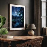 Infinite Reflections fine art print displayed in a frame with white border.