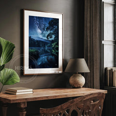 Infinite Reflections fine art print displayed in a frame with white border.
