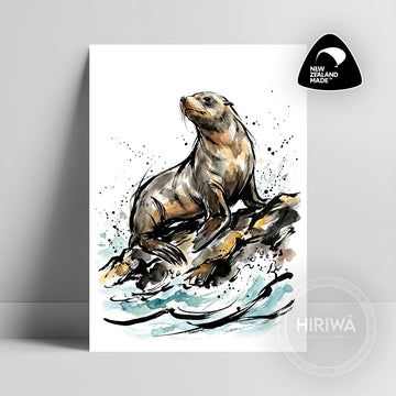 Kekeno | New Zealand Fur Seal (Print)