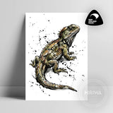Tuatara Inked fine art print