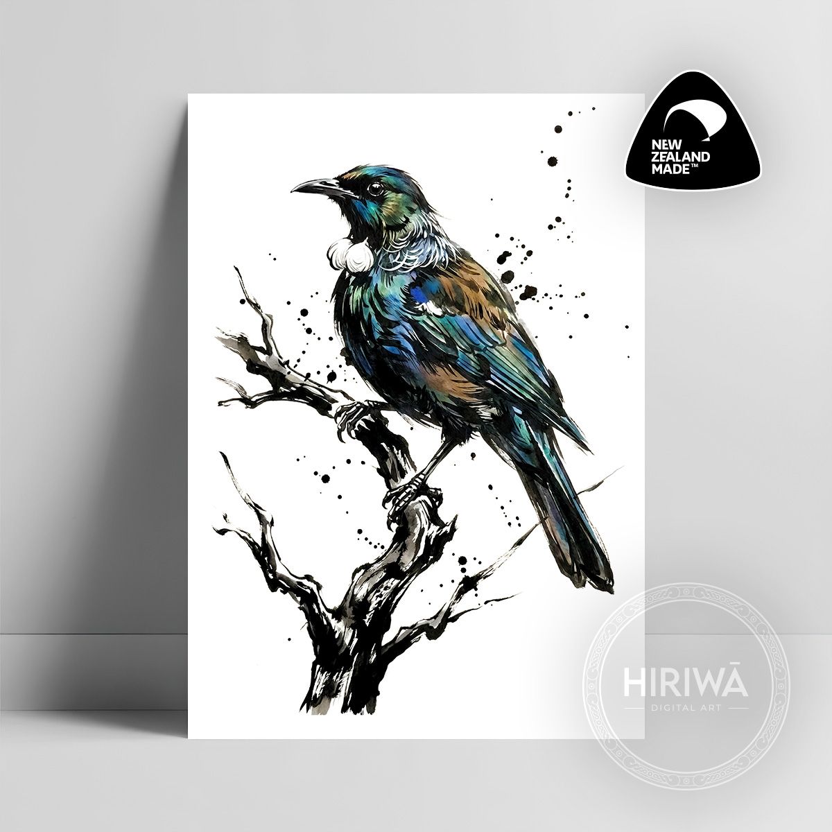 Tūī — fine art print by Hiriwā Digital Art